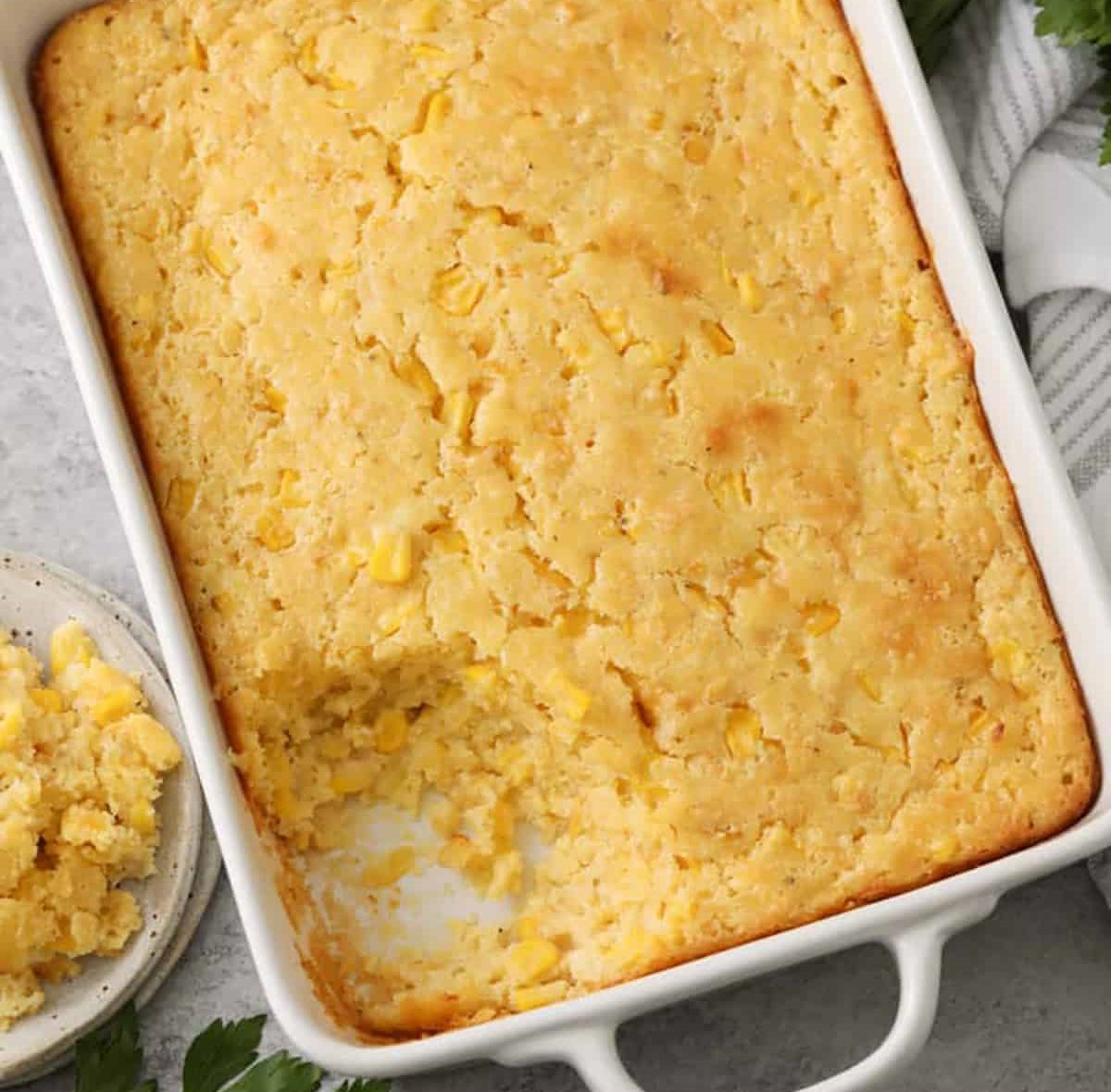 Easy Creamy Corn Casserole