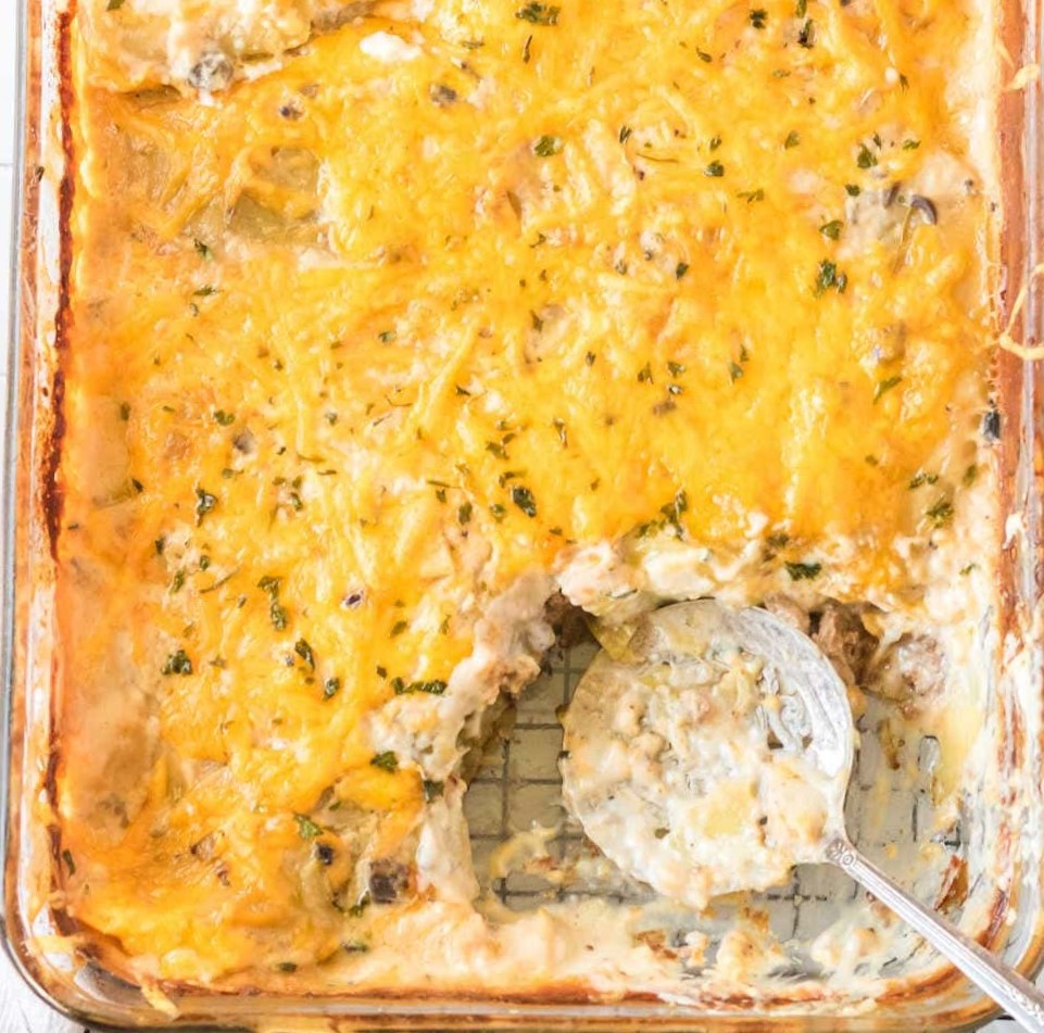 Hamburger Potato Casserole