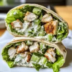 Easy Chicken Caesar Salad Wrap