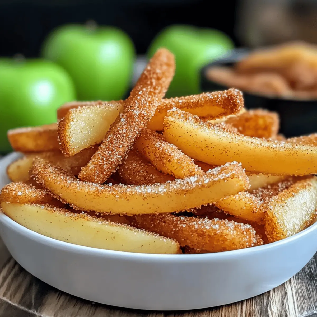 Crispy Air Fryer Apple Fries