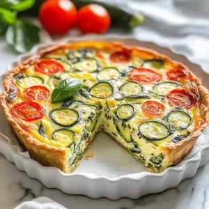 Herb-Infused Crustless Zucchini Quiche