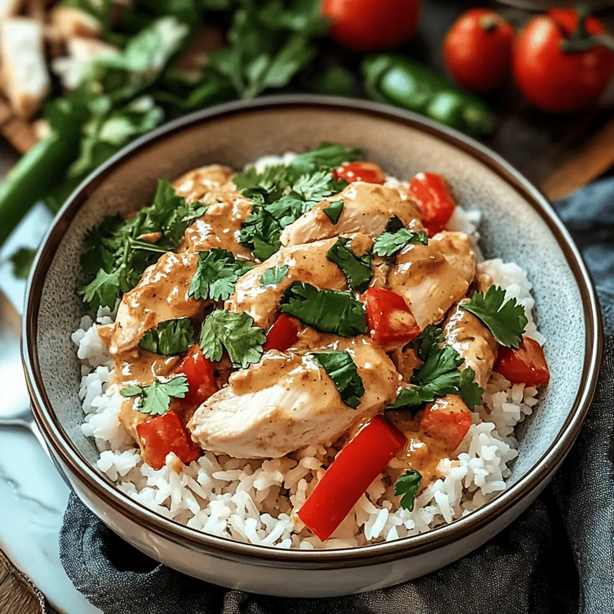 Coconut Chicken Rice Bowl