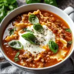 Crockpot Lasagna Soup