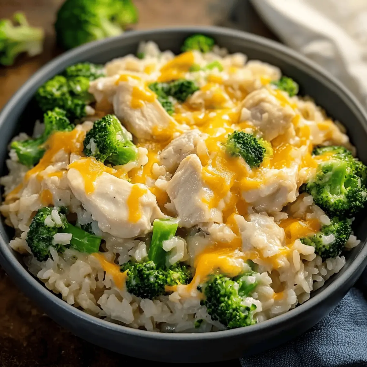 Cheesy Chicken Broccoli Rice