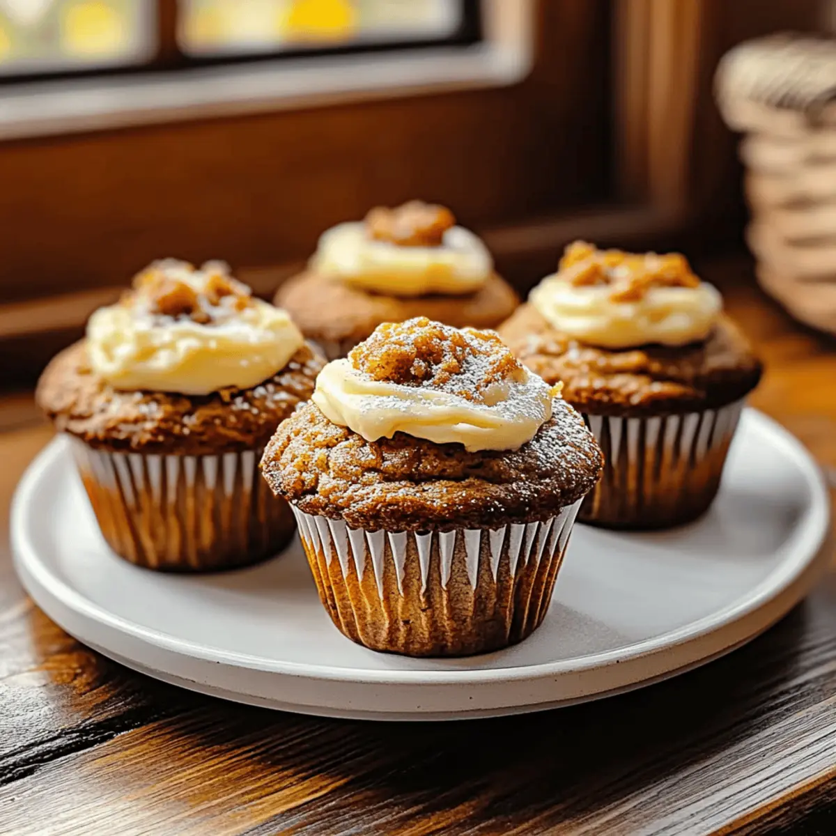 Pumpkin Cream Cheese Muffins