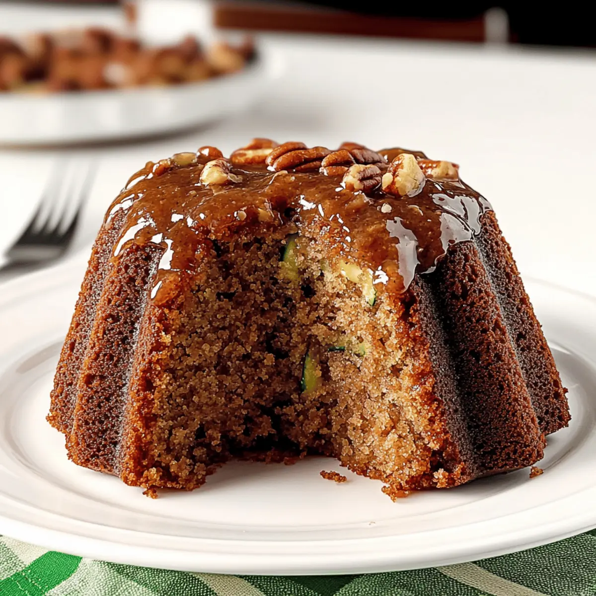 Pecan Zucchini Bundt Cake