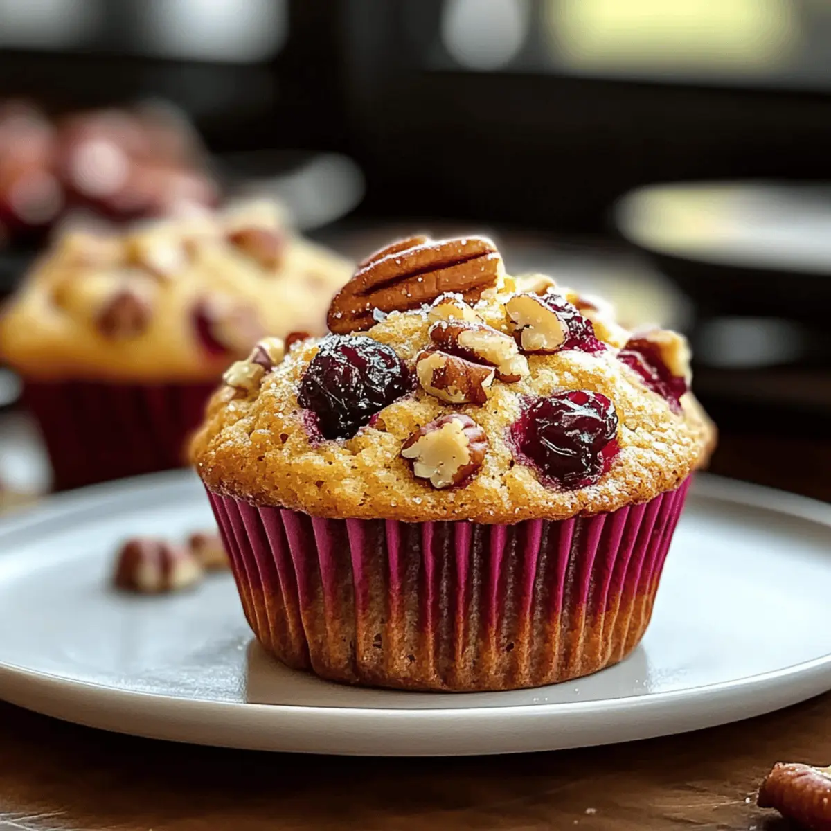 Cranberry Orange Pecan Muffins
