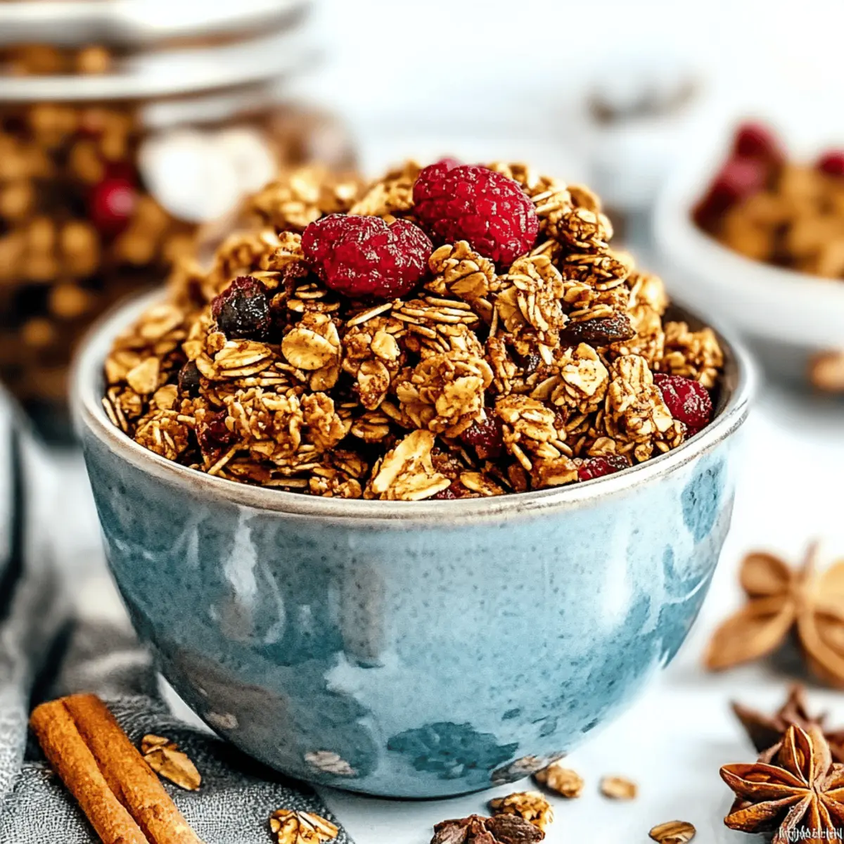 Gingerbread Granola