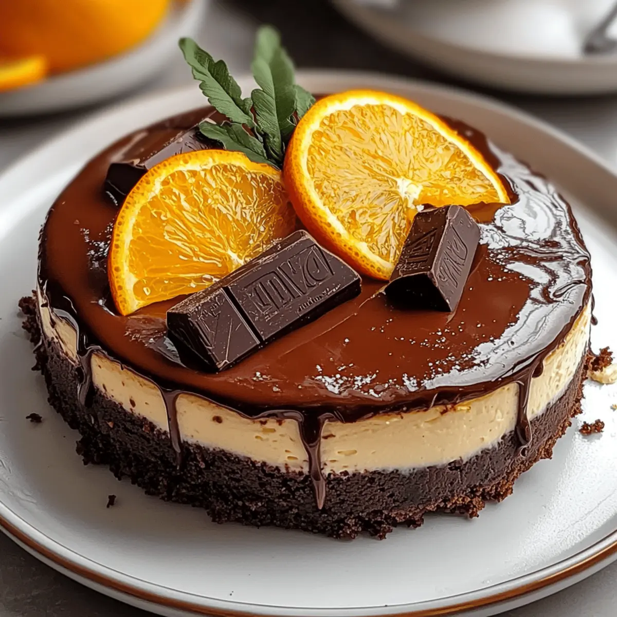Chocolate Orange Cheesecake
