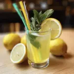 Mint and Rosemary Lemonade with Vanilla
