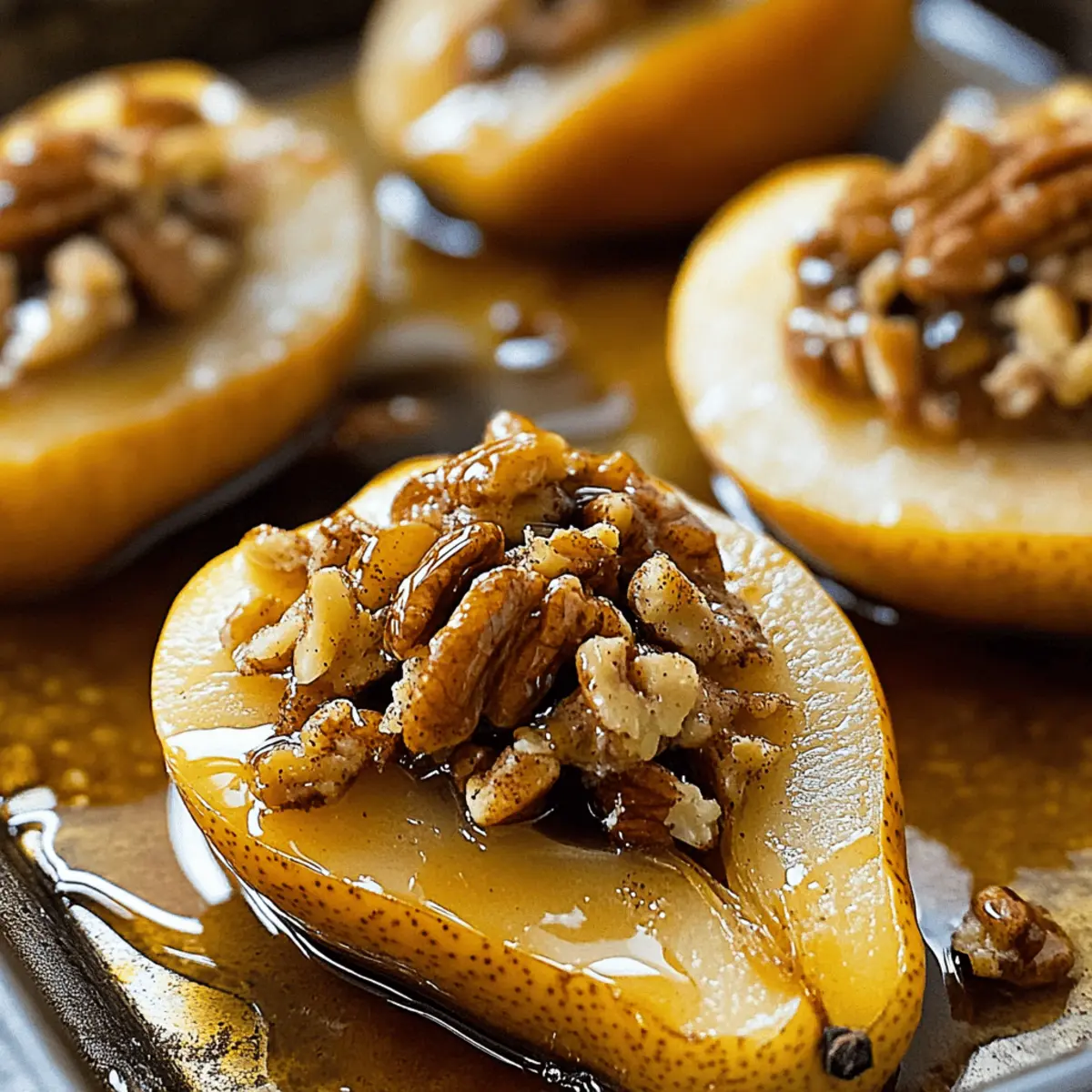 Cinnamon Stuffed Pears