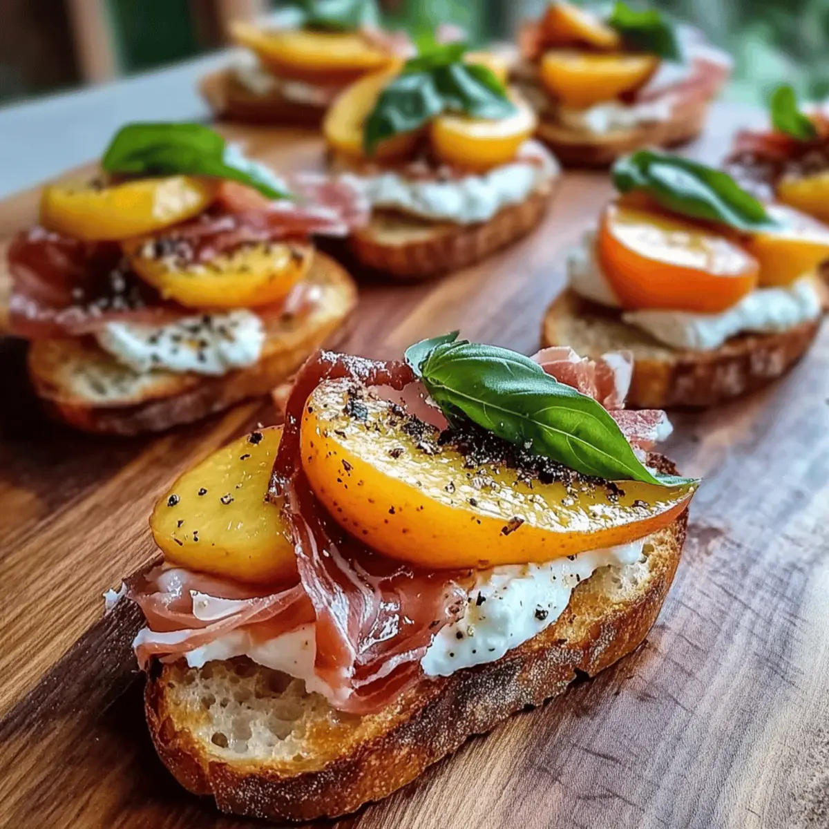 Cheesy Burrata Crostini