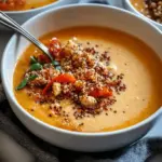 Roasted Garlic Cauliflower And Tomato Soup