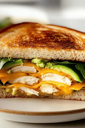 Chicken Avocado Melt Sandwich