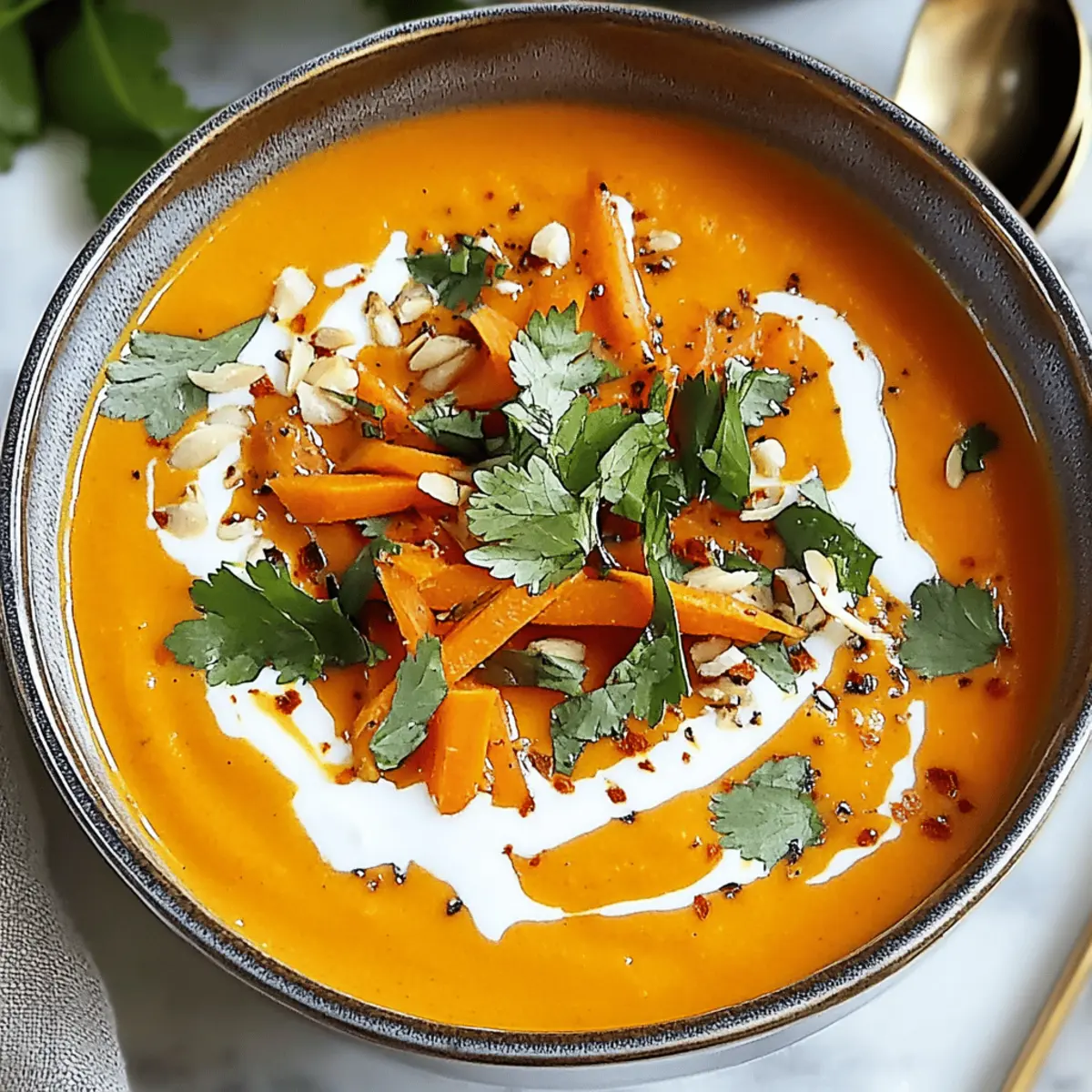 Spicy Carrot Ginger Soup