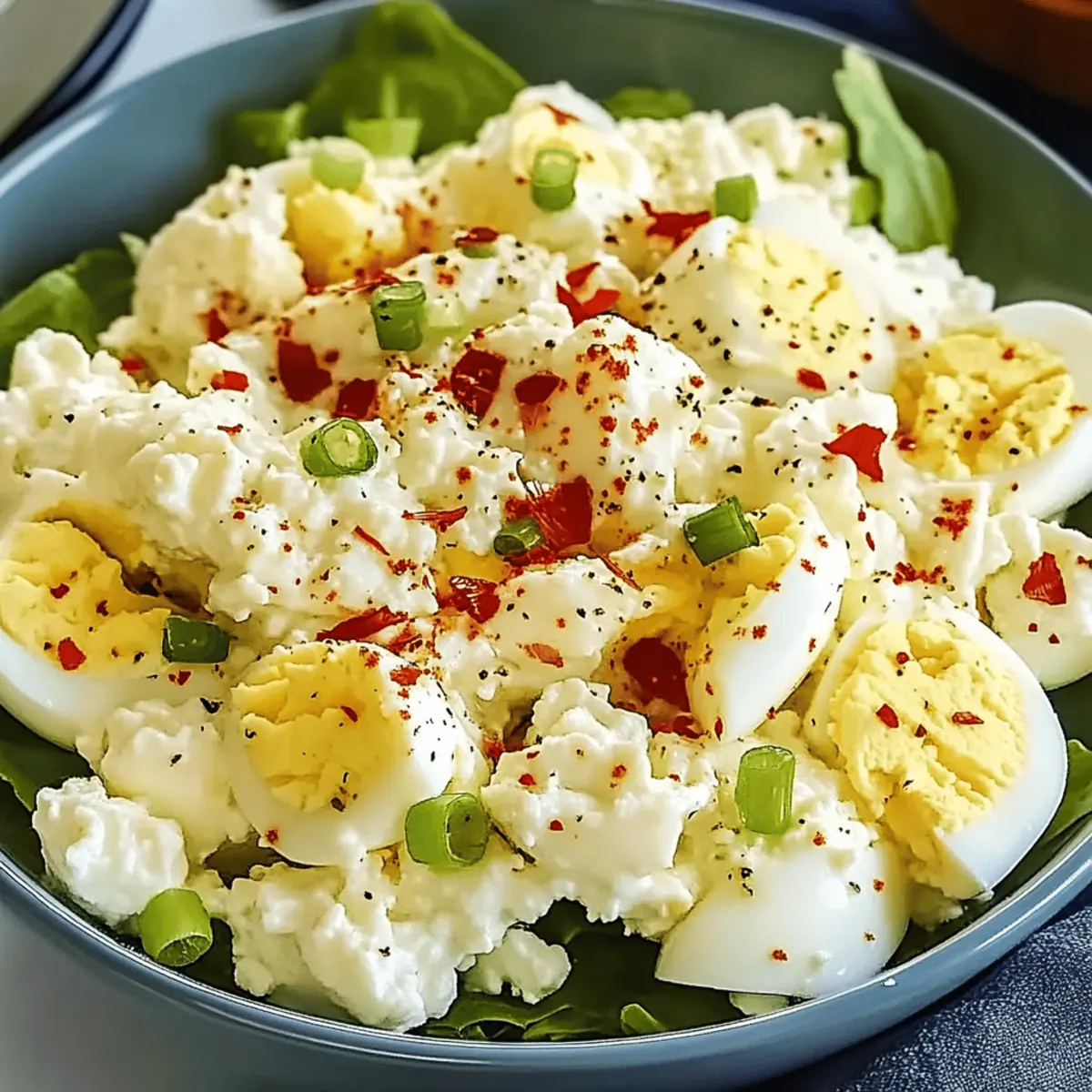 Keto Cottage Cheese Egg Salad