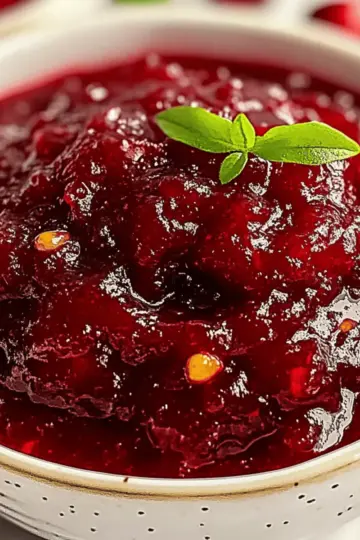 Spicy Cranberry Sauce