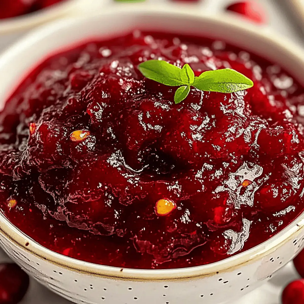 Spicy Cranberry Sauce