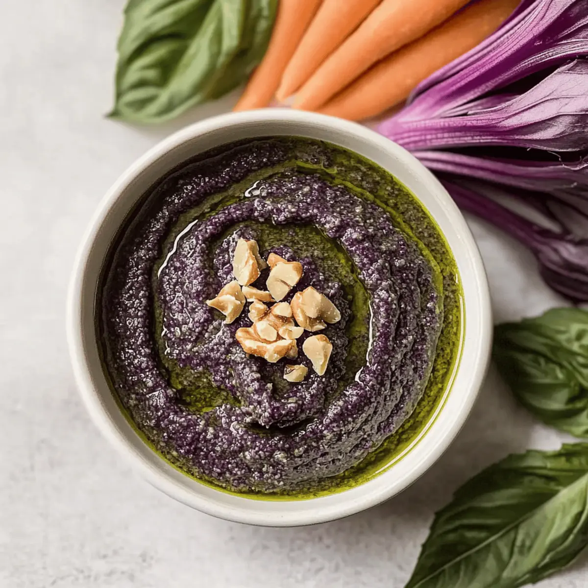 Purple Basil Pesto
