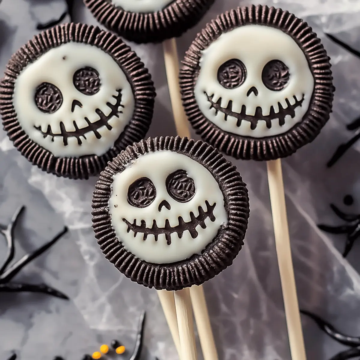 Delightful Jack Skellington Oreo Pops for Halloween Fun