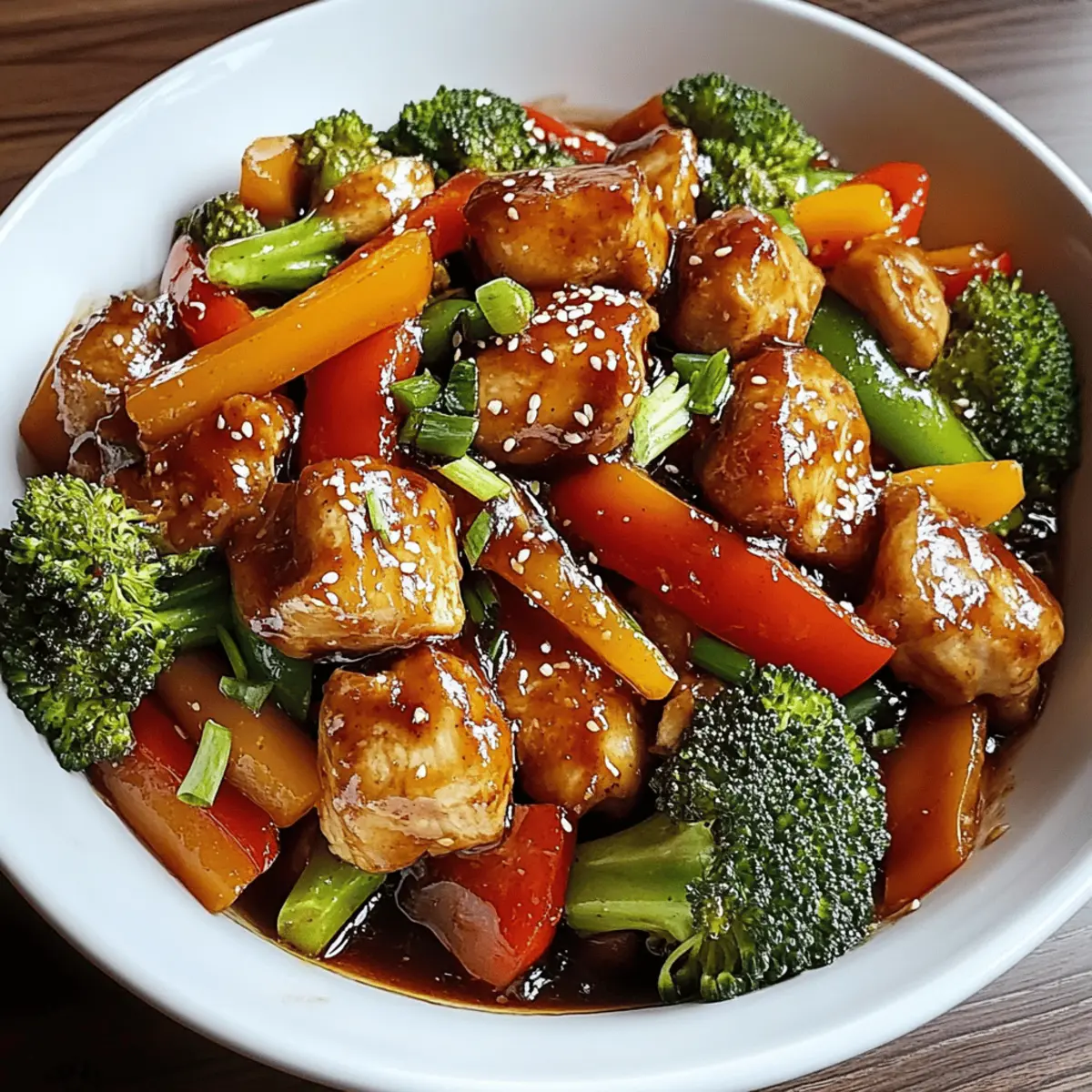 Honey Garlic Chicken Stir-Fry