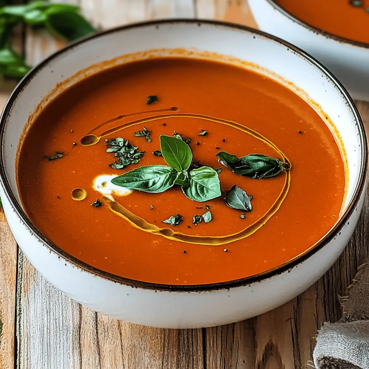 Roasted Red Pepper Soup