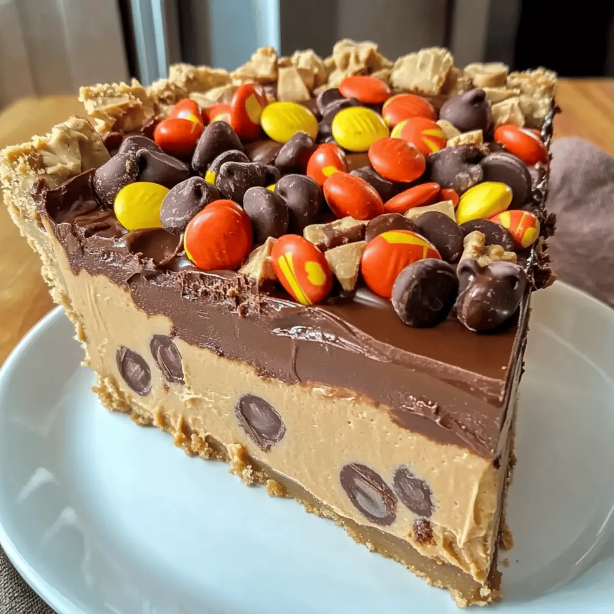 Giant Reese’s Peanut Butter Cup Pie