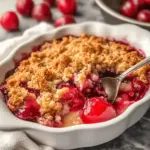 Homemade Cherry Crumble