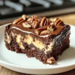 Chocolate Pecan Ooey Gooey Butter Cake