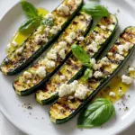 Grilled Zucchini with Feta & Basil