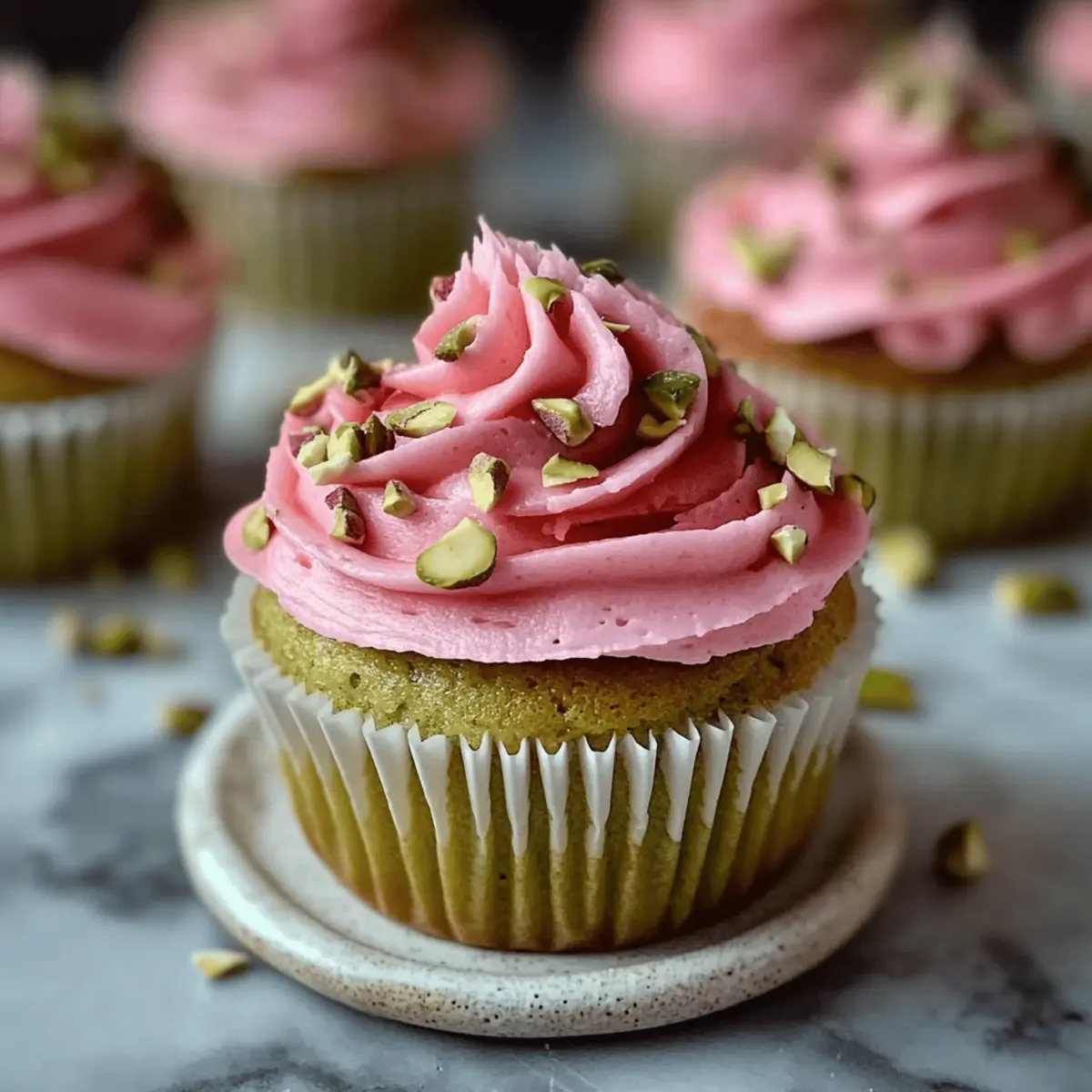 Vegan Mini Rose Cupcakes