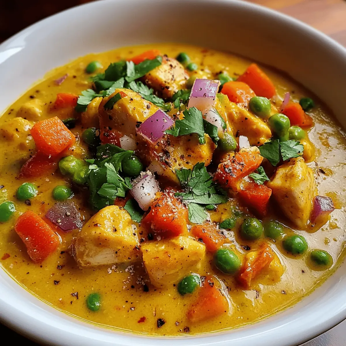 Crockpot Coconut Curry Chicken
