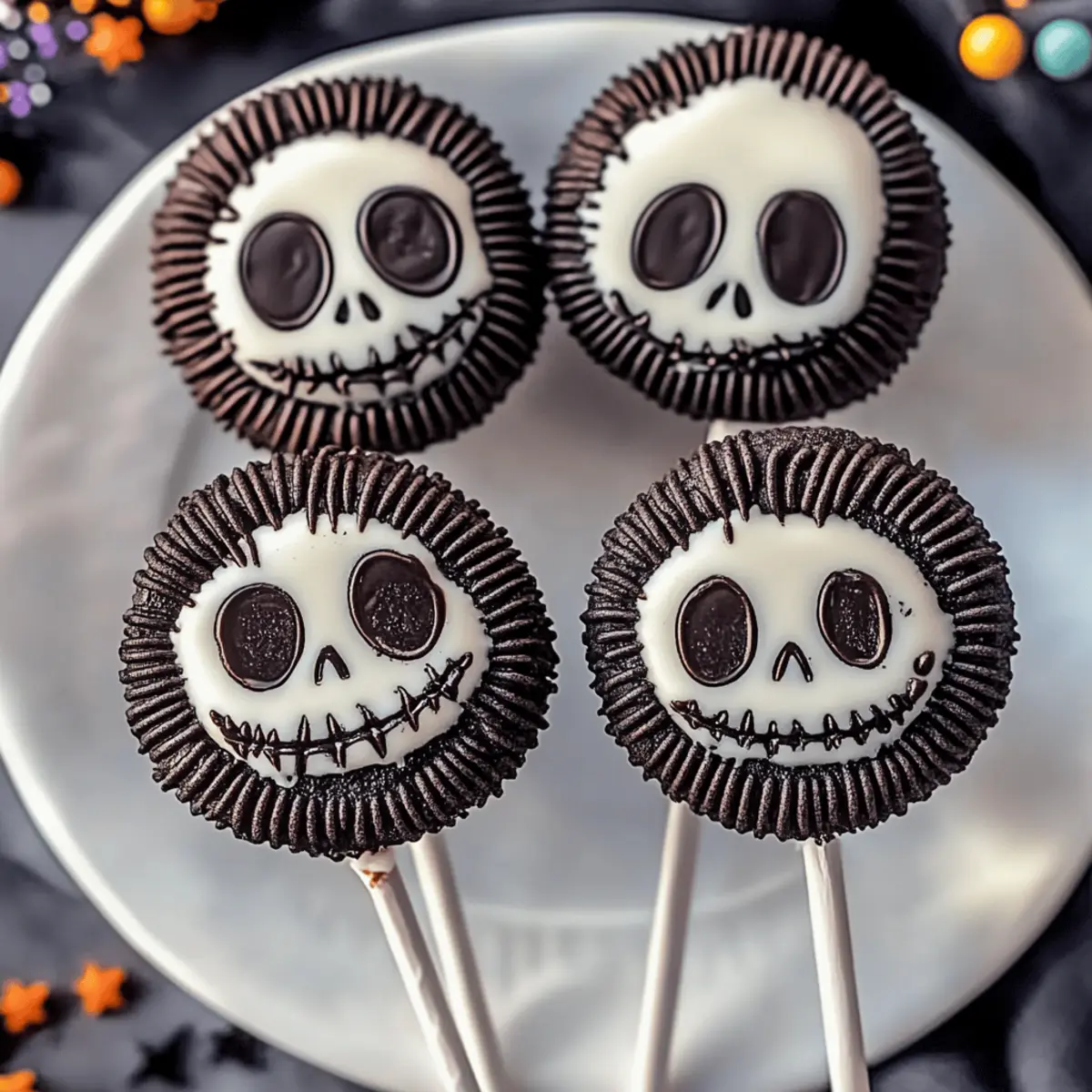 Delightful Jack Skellington Oreo Pops for Halloween Fun