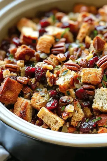 Slow Cooker Cranberry Pecan