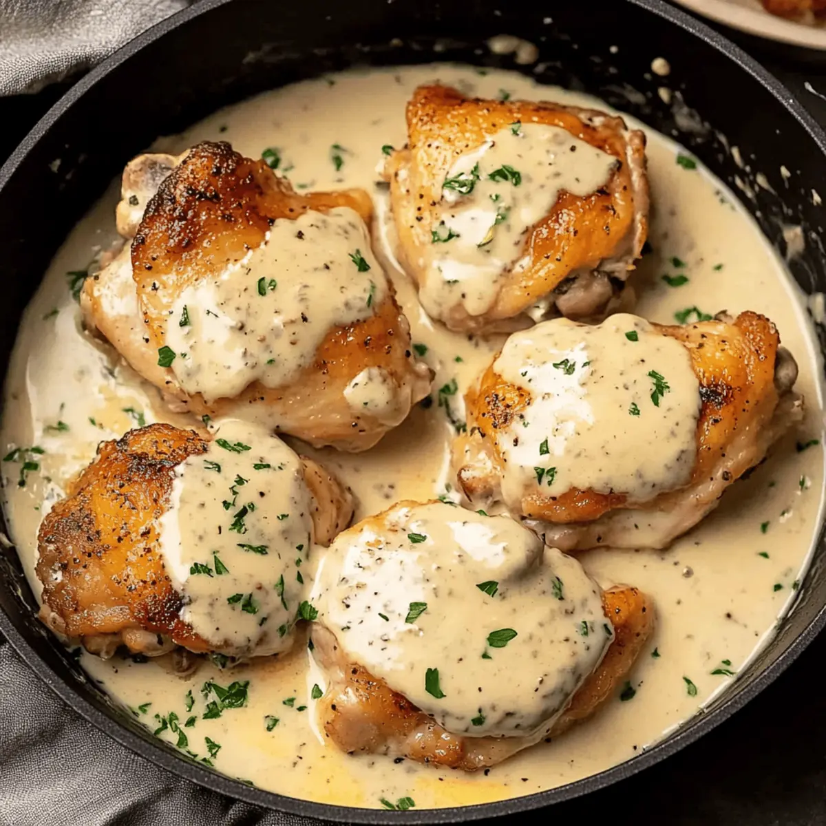 Chicken in Creamy Mustard Sauce
