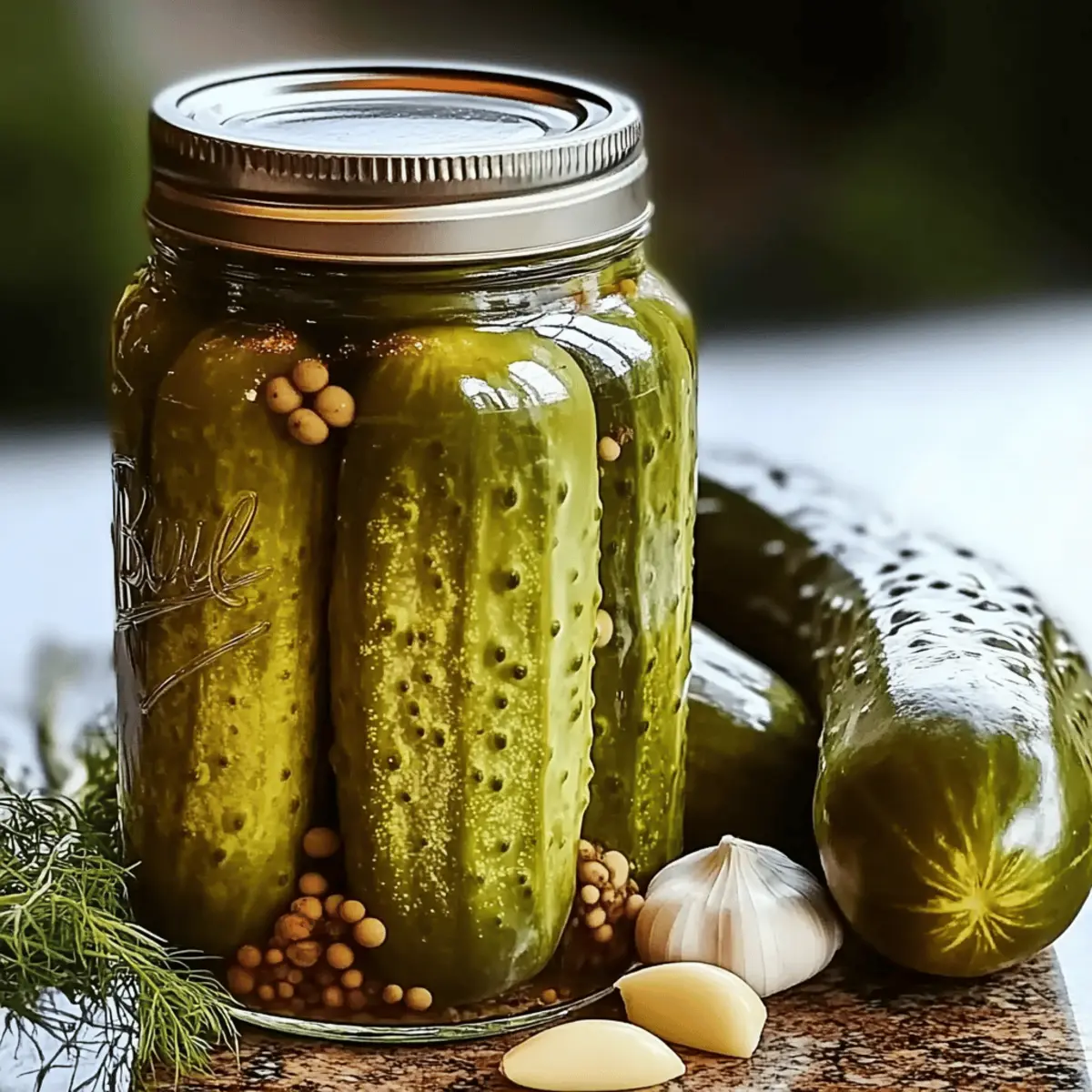 Canned Dill Pickle
