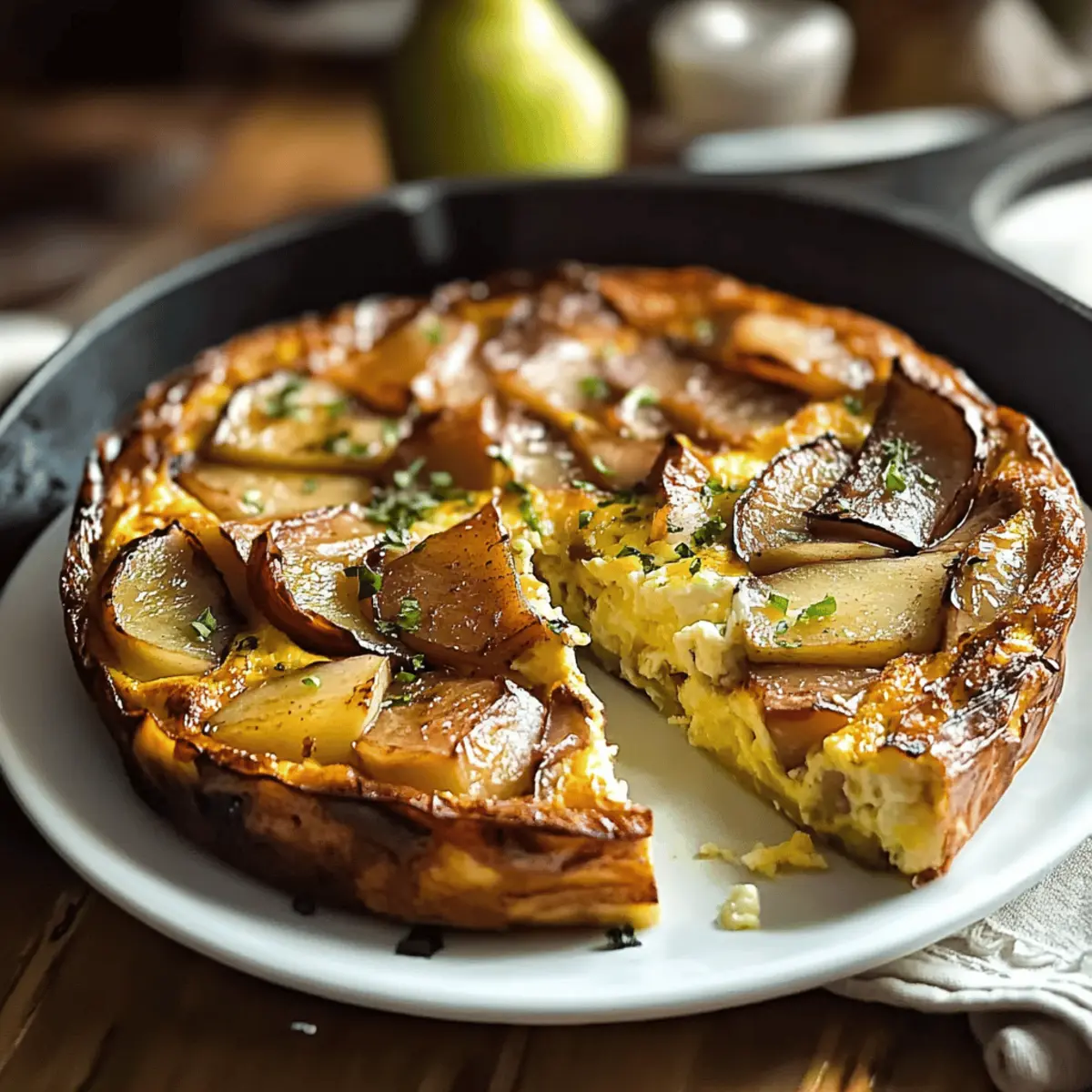 Roasted Pear Frittata