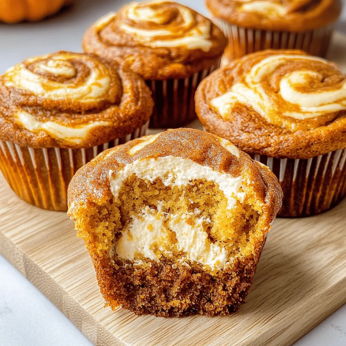 Pumpkin Cream Cheese Muffins