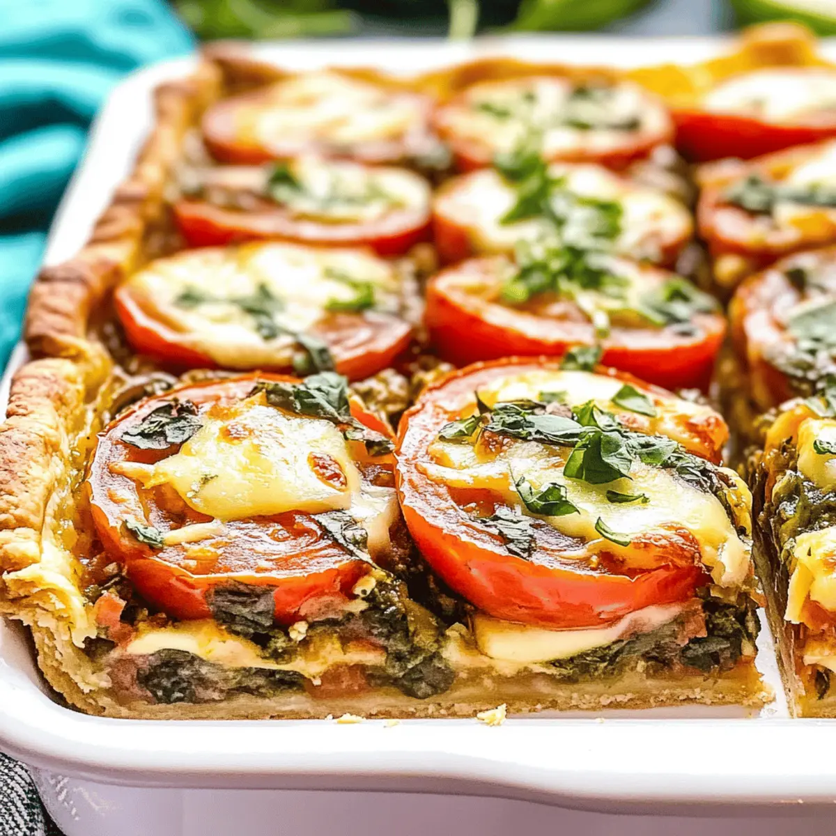 Slab Tomato Pie