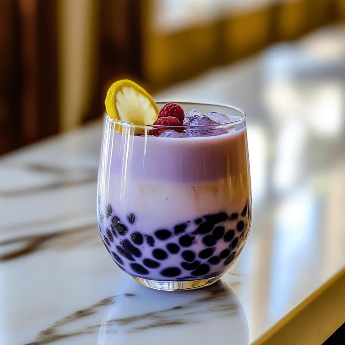 Bat Wing Bubble Tea Mocktail
