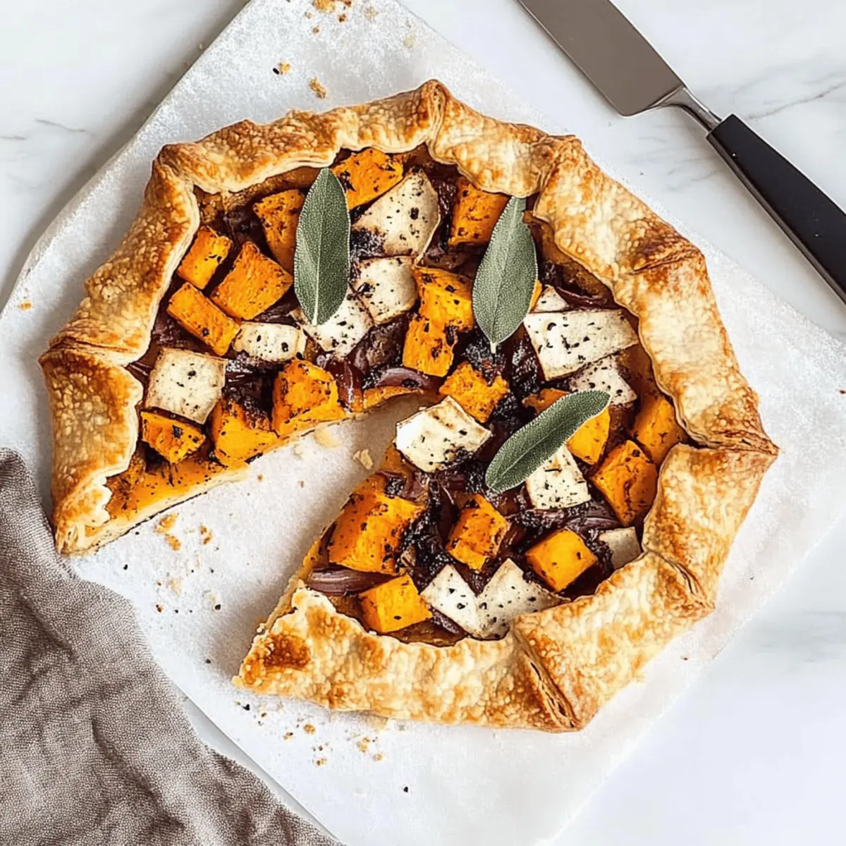 Butternut Squash Galette (Free-Form Tart)