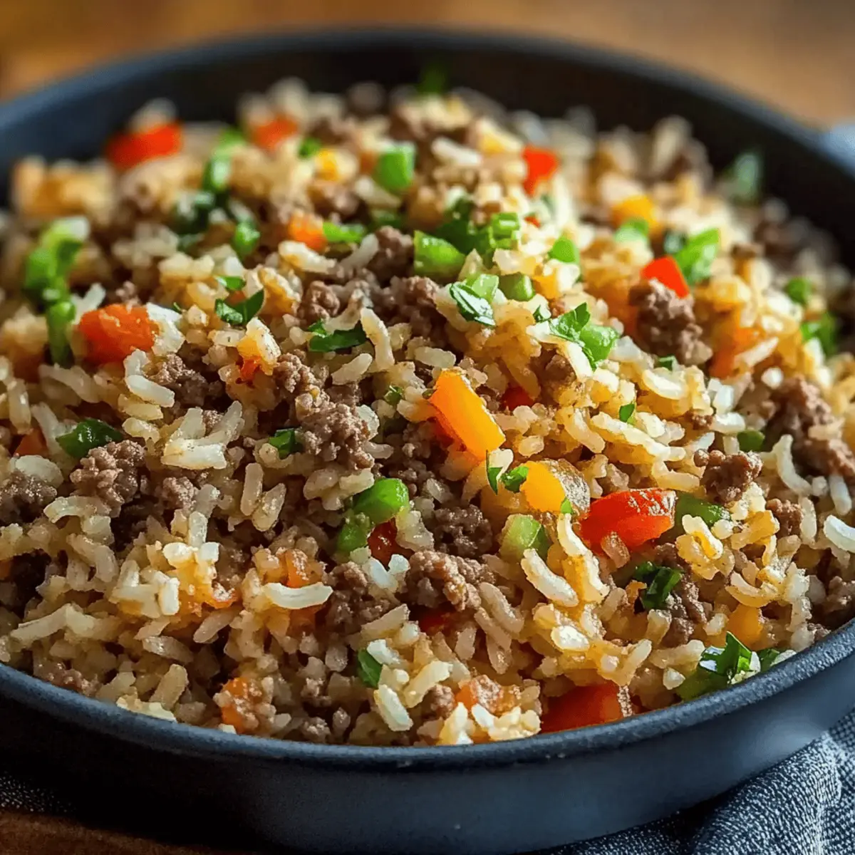 Dirty Rice with Ground Beef