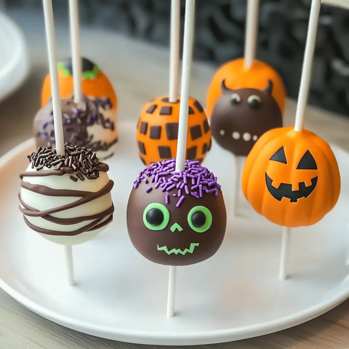 Halloween Cake Pops