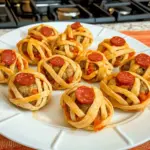 Halloween Mummy Meatballs