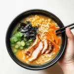 Healthy Miso Ramen with Chicken