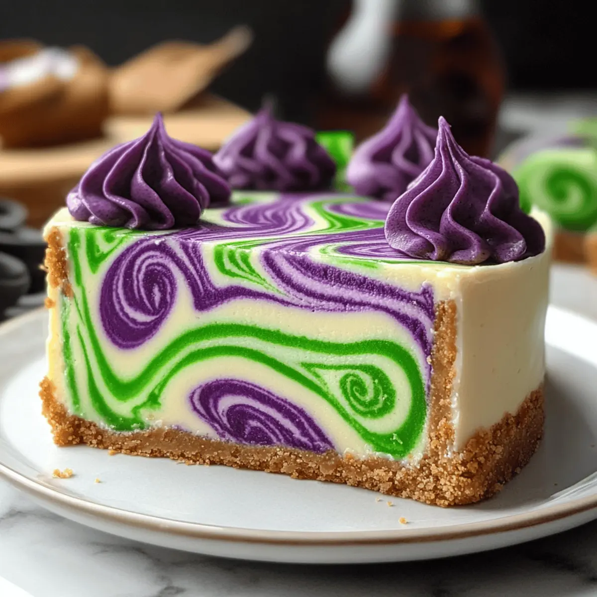 Polyjuice Potion Swirl Cheesecake