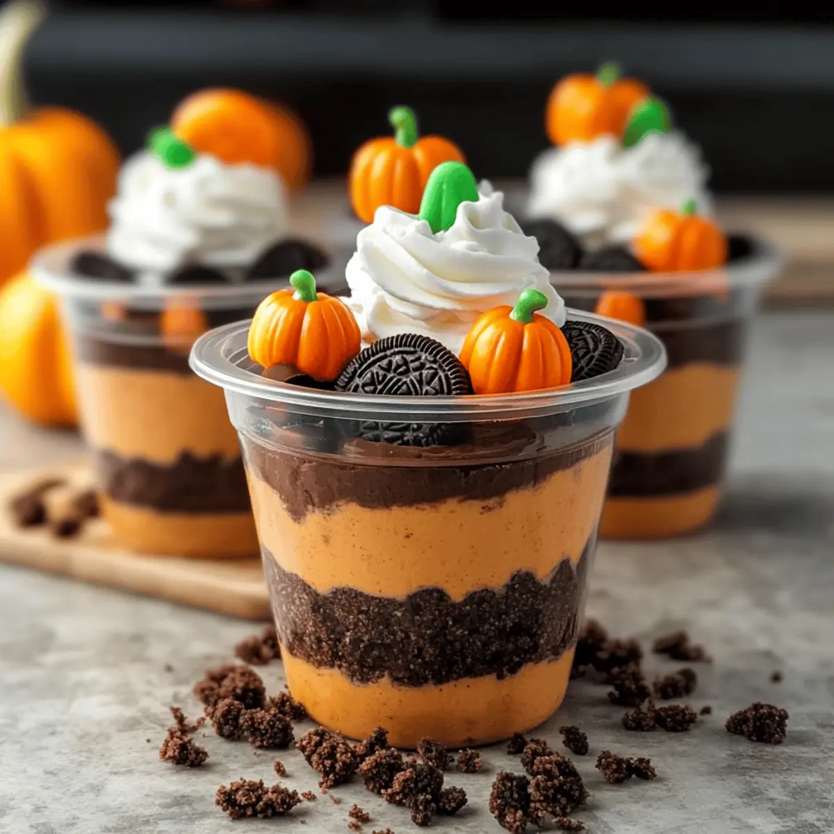 Pumpkin Patch Dirt Cups