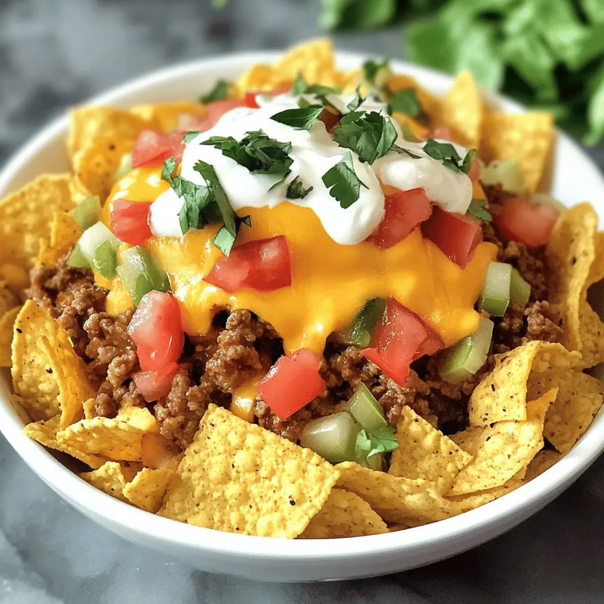 Slow Cooker Smothered Fritos Taco Bowls