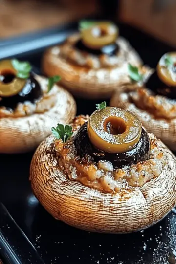 Stuffed Mushroom Eyeballs