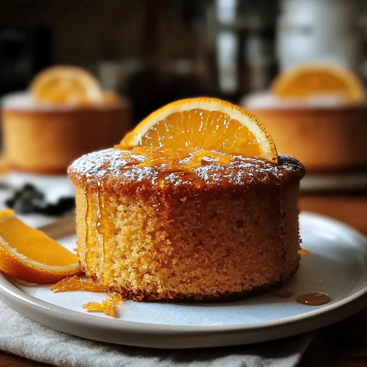 Orange Ginger Honey Cake | Moist, Spiced & Citrusy